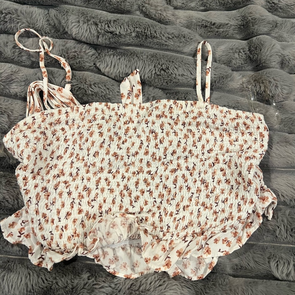 Floral crop top